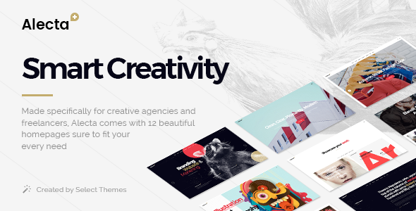 Alecta - Creative Agency WordPress Theme Logo